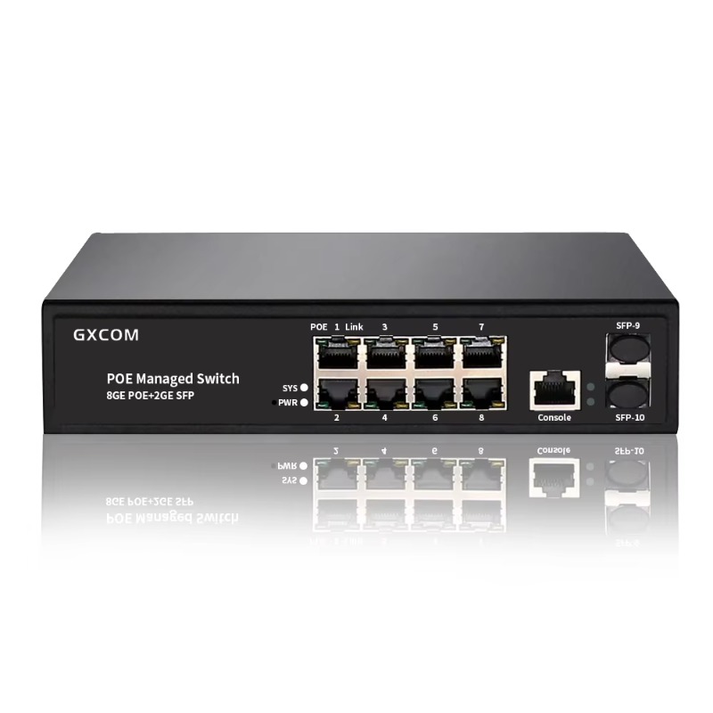 Managed Gigabit Poe Switch 8 Port 802.3At - 8-poorts Gigabit L2-gestuurde Layer 2 beheerbare
