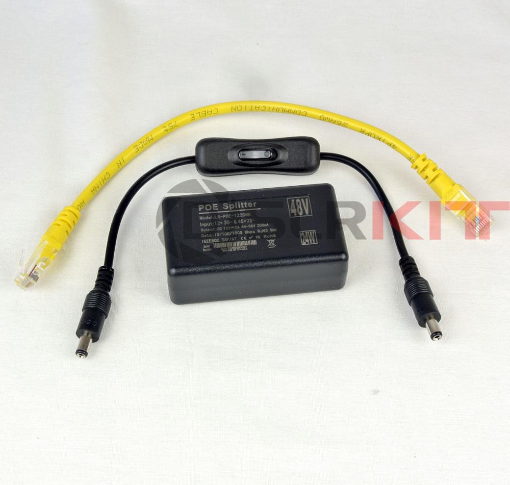 Active Poe Splitter Gigabit 12V 2A - Dslrkit Gigabit 12V2A Actieve Poe Splitter
