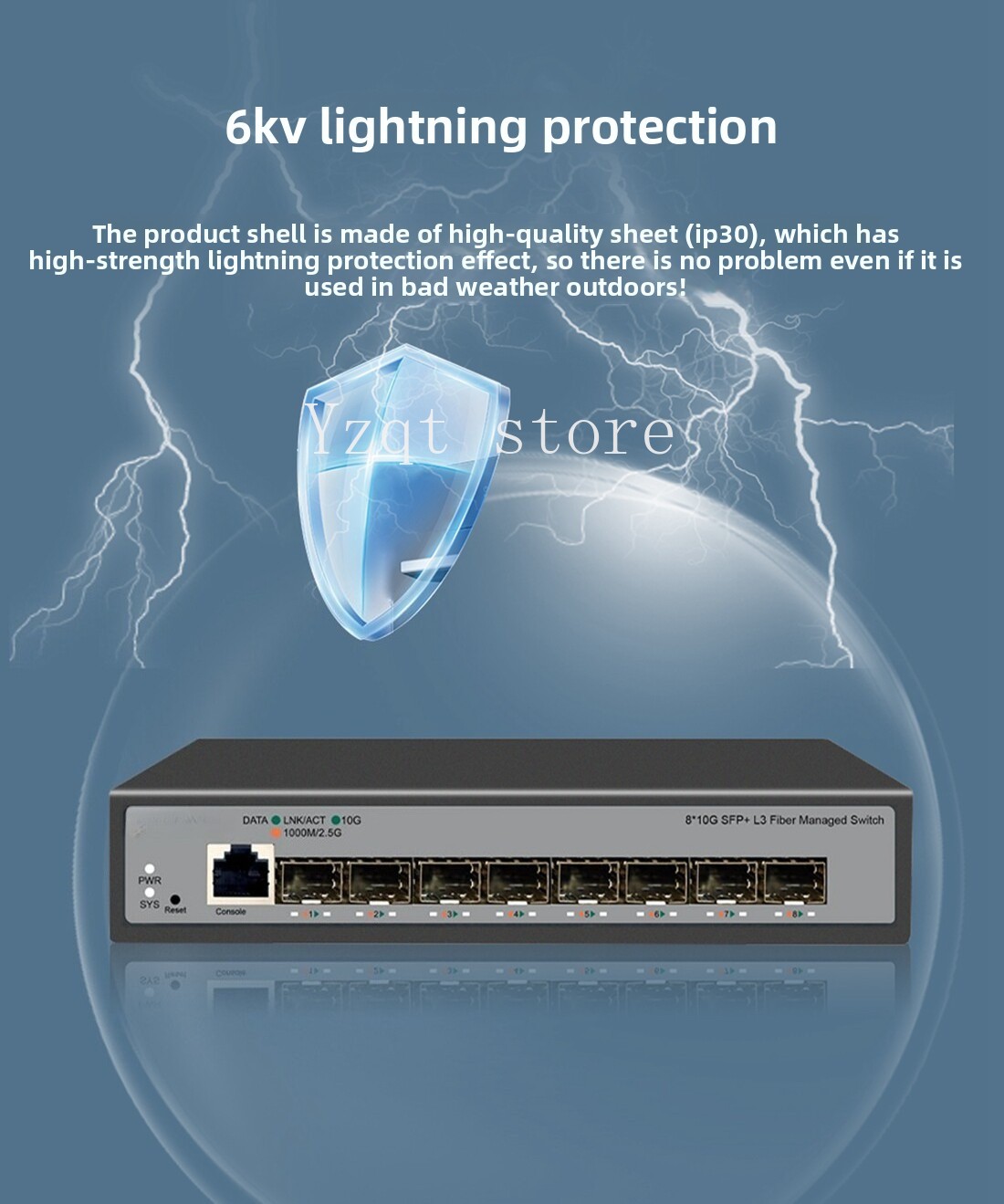 8-poorts 10 Gigabit Ethernet-s - Sfp+ 10G Managed Switch 8 Port recensie en prijs